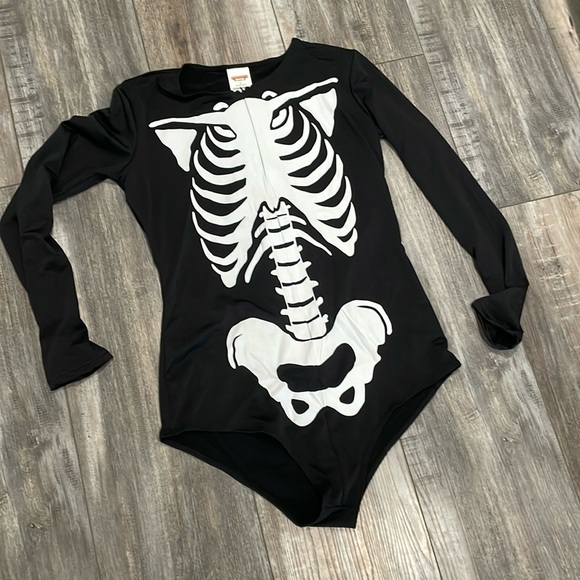 Spooktacular Sexy Skeleton Bodysuit Halloween Large - Picture 1 of 9